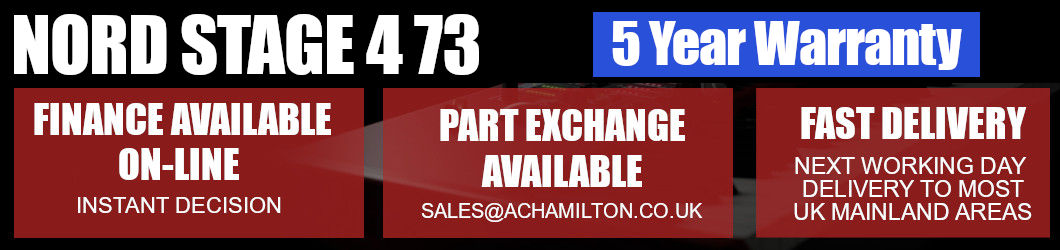 Nord Stage 4 free 5 year Warranty
