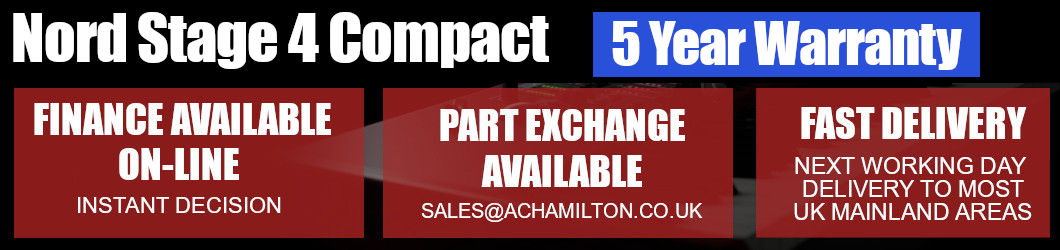 Nord Stage 4 Compact Free 5 year warranty